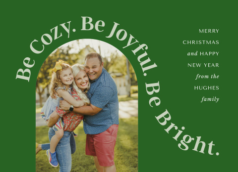 Be Cozy, Be Bright Designer Acrylic Block